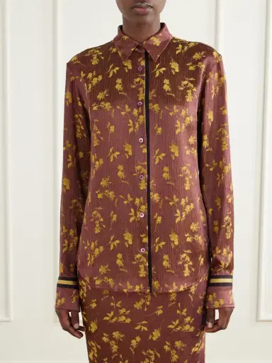 Dries Van Noten Floral-jacquard Shirt | Thumbnail 3