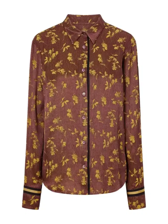 Dries Van Noten Floral-jacquard Shirt