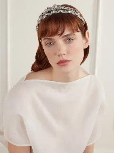 Jennifer Behr Ameerha Crystal-embellished Headpiece | Thumbnail 2