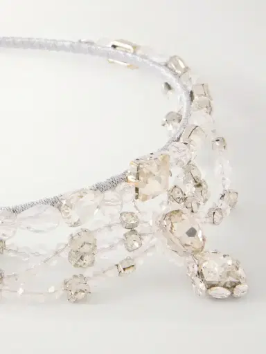 Jennifer Behr Ameerha Crystal-embellished Headpiece | Thumbnail 3