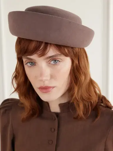 Gigi Burris Laura Wool And Cotton-blend Felt Pillbox Hat | Thumbnail 2
