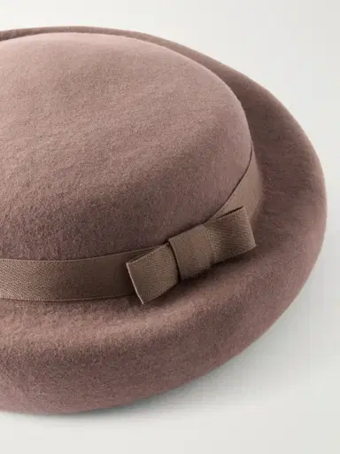 Gigi Burris Laura Wool And Cotton-blend Felt Pillbox Hat | Thumbnail 3