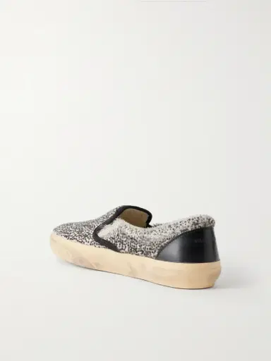 Golden Goose Vce Penstar Leather-trimmed Animal-print Calf Hair Sneakers | Thumbnail 3 Golden Goose Vce Penstar Leather-trimmed Animal-print Calf Hair Sneakers | Thumbnail 3