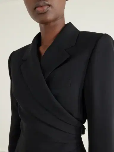 Dries Van Noten Self-tie Wool-crepe Blazer | Thumbnail 4