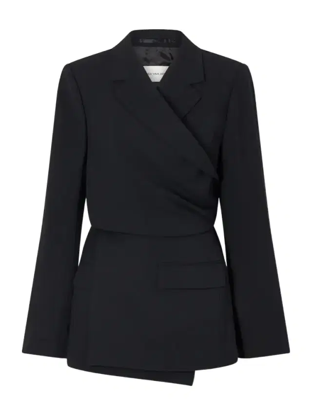 Dries Van Noten Self-tie Wool-crepe Blazer