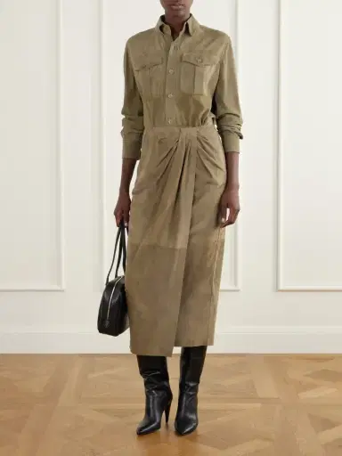 Ralph Lauren Collection Landry Suede Shirt | Thumbnail 2