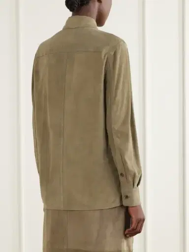 Ralph Lauren Collection Landry Suede Shirt | Thumbnail 4