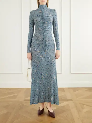 Ulla Johnson Ida Floral-print Stretch-jersey Midi Dress | Thumbnail 2 Ulla Johnson Ida Floral-print Stretch-jersey Midi Dress | Thumbnail 2