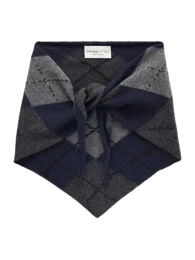 Johnstons of Elgin Clan Checked Cashmere Scarf