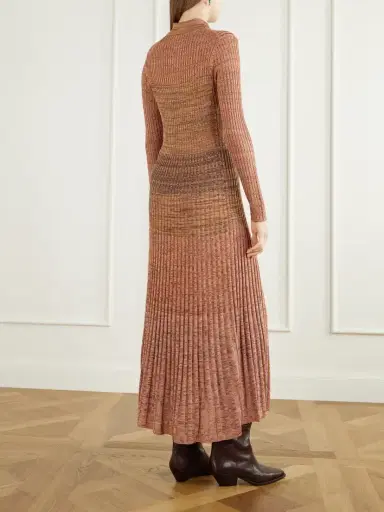 Zimmermann Mouline Ribbed Jersey Midi Dress | Thumbnail 3 Zimmermann Mouline Ribbed Jersey Midi Dress | Thumbnail 3