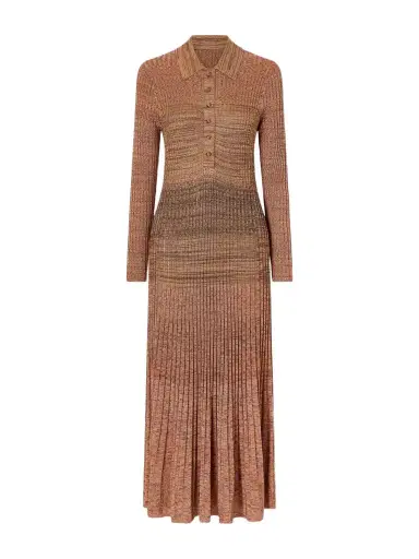 Zimmermann Mouline Ribbed Jersey Midi Dress | Thumbnail 1 Zimmermann Mouline Ribbed Jersey Midi Dress | Thumbnail 1