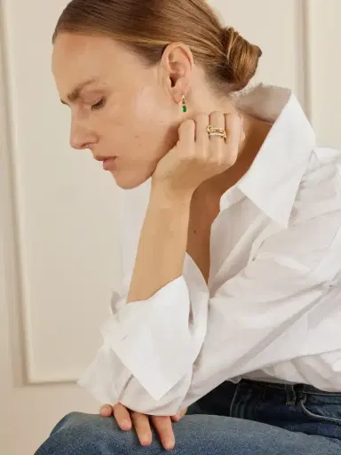 Spinelli Kilcollin Norah Set-of-three 18-karat Gold Diamond Rings | Thumbnail 2