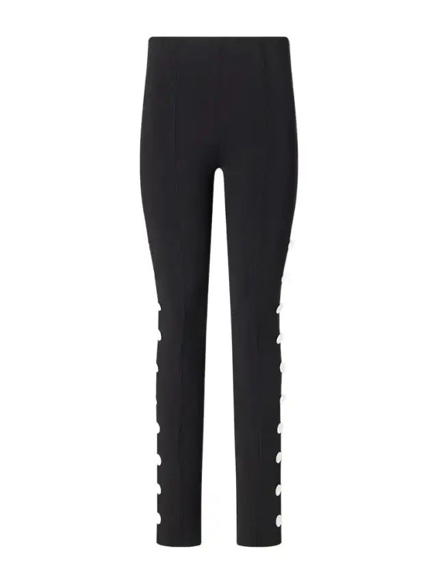 Proenza Schouler Martina Button-embellished Stretch-jersey Skinny Pants