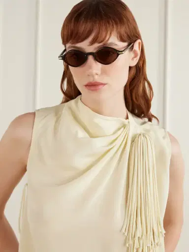 Cartier Eyewear Signature Round-frame Acetate Sunglasses | Thumbnail 2
