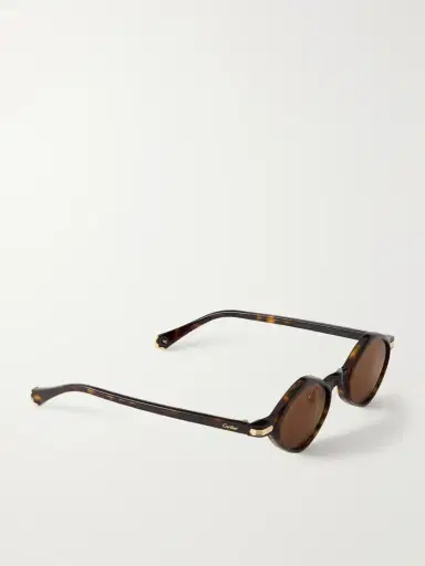 Cartier Eyewear Signature Round-frame Acetate Sunglasses | Thumbnail 3