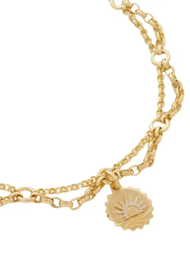 Foundrae New Beginnings 18-karat Gold Diamond Necklace