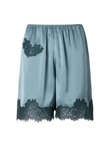 DÔEN Irsa Lace-trimmed Silk Shorts | Thumbnail 1