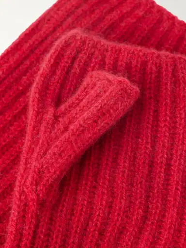 Johnstons of Elgin Della Ribbed-knit Cashmere Gloves | Thumbnail 2