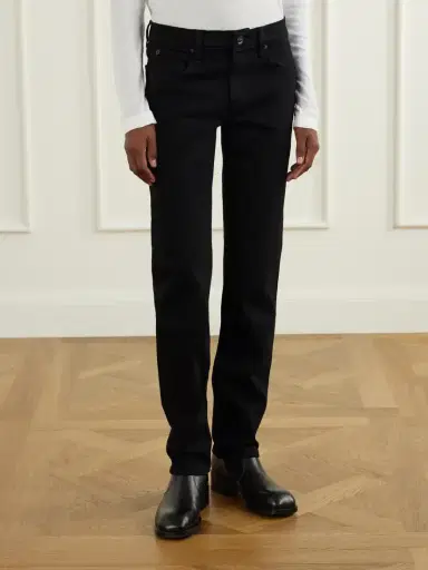 SLVRLAKE Naomi Slim Low-rise Tapered Jeans | Thumbnail 3