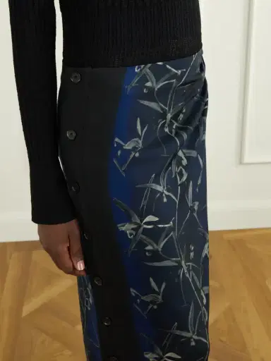 Proenza Schouler Anais Floral-print Button-detailed Gathered Stretch-cady Skirt | Thumbnail 4 Proenza Schouler Anais Floral-print Button-detailed Gathered Stretch-cady Skirt | Thumbnail 4