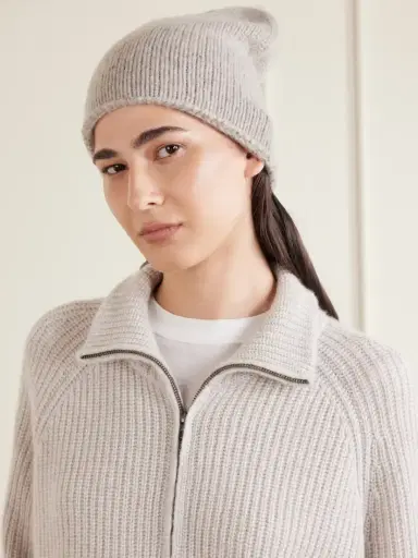 Johnstons of Elgin Tiree Cashmere Beanie | Thumbnail 2
