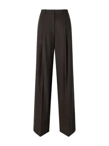 Ralph Lauren Collection Clarice Pleated Wool Wide-leg Pants | Thumbnail 1