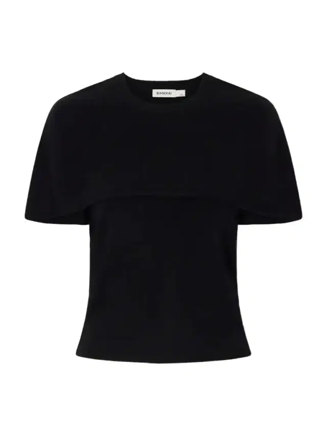 Simkhai Yuki Cape-effect Cashmere Top