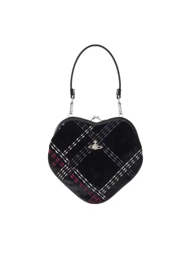 Vivienne Westwood Belle Mini Checked Velvet Shoulder Bag