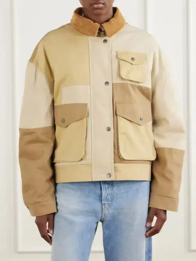 Marant Étoile Risla Corduroy-trimmed Cotton Jacket | Thumbnail 3