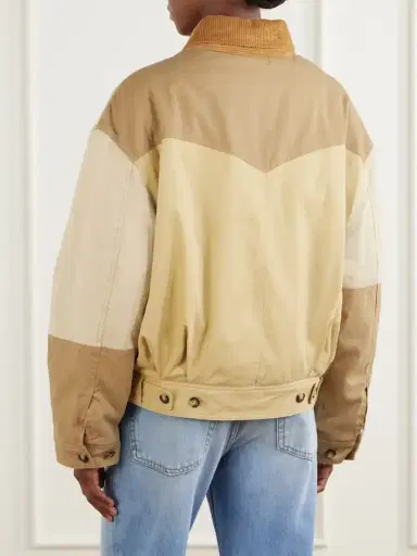 Marant Étoile Risla Corduroy-trimmed Cotton Jacket | Thumbnail 4