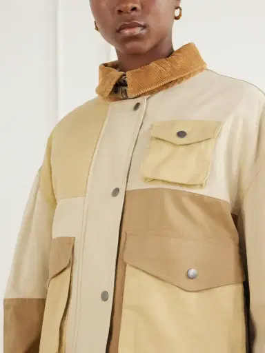 Marant Étoile Risla Corduroy-trimmed Cotton Jacket | Thumbnail 5