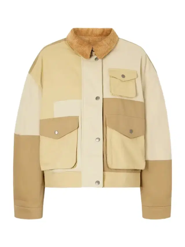Marant Étoile Risla Corduroy-trimmed Cotton Jacket