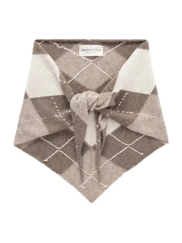 Johnstons of Elgin Clan Checked Cashmere Scarf