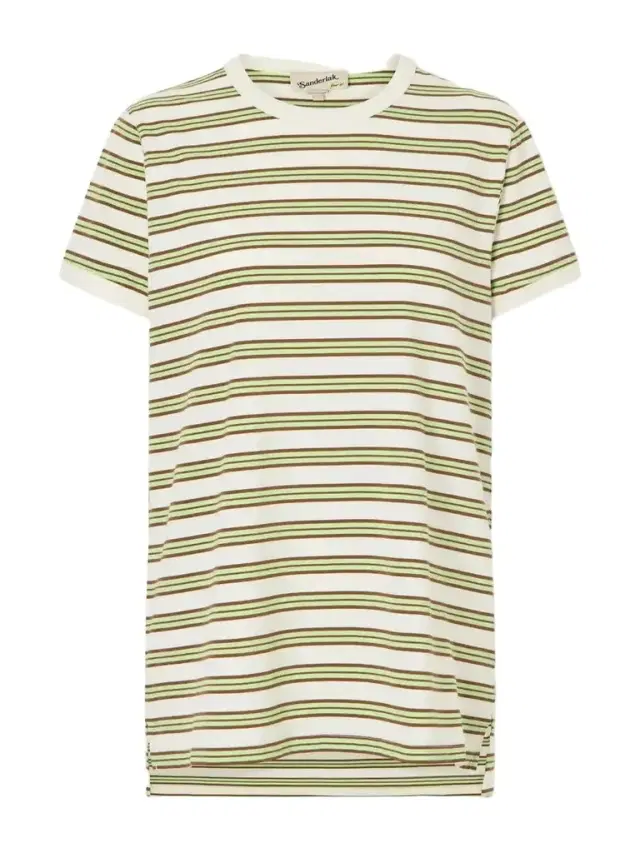 Sanderlak Striped Cotton-jersey T-shirt