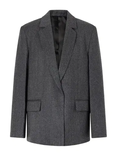 TOTEME Herringbone Wool Blazer | Thumbnail 1