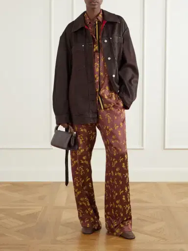 Dries Van Noten Belted Denim Jacket | Thumbnail 2