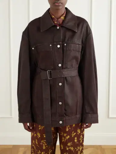 Dries Van Noten Belted Denim Jacket | Thumbnail 3