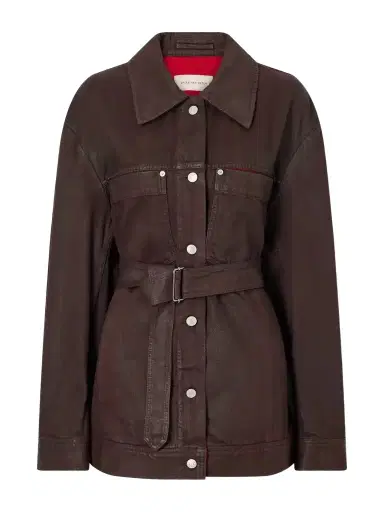 Dries Van Noten Belted Denim Jacket | Thumbnail 1