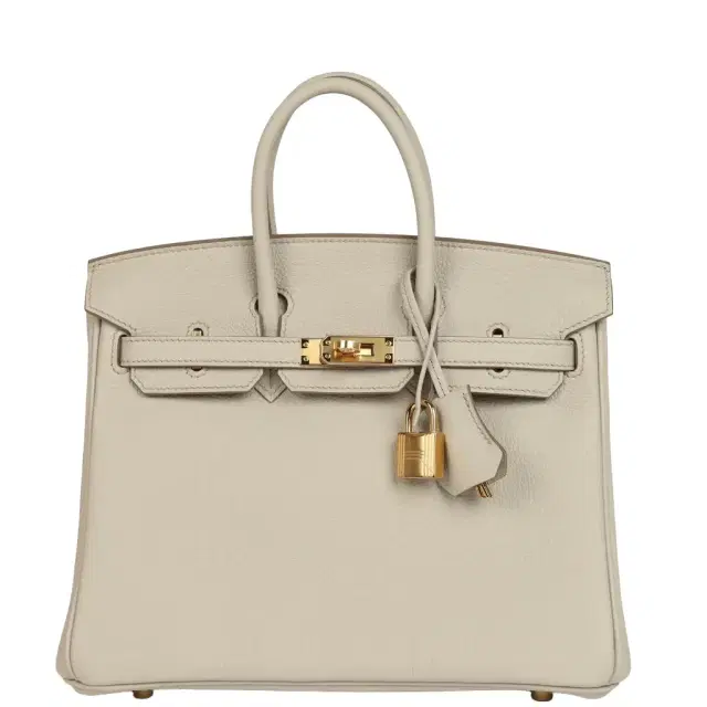 HERMÈS Hermes Birkin 25 Beton Togo Gold Hardware