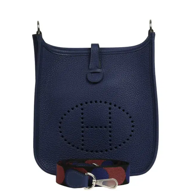 HERMÈS Hermes Evelyne TPM Bleu Saphir Clemence Palladium Hardware