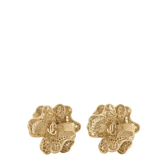 Jimmy Choo Lace Corsage Studs