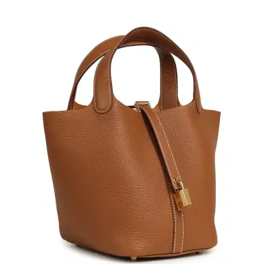 HERMÈS Hermes Picotin Lock 18 Gold Clemence Gold Hardware | Thumbnail 2