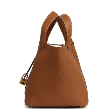 HERMÈS Hermes Picotin Lock 18 Gold Clemence Gold Hardware | Thumbnail 3