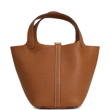 HERMÈS Hermes Picotin Lock 18 Gold Clemence Gold Hardware | Thumbnail 4
