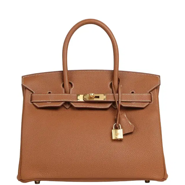 HERMÈS Pre-owned Hermes Birkin 30 Gold Togo Gold Hardware