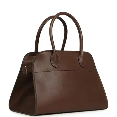 The Row The Row Soft Margaux 10 Deep Brown Saddle Silver Hardware | Thumbnail 2