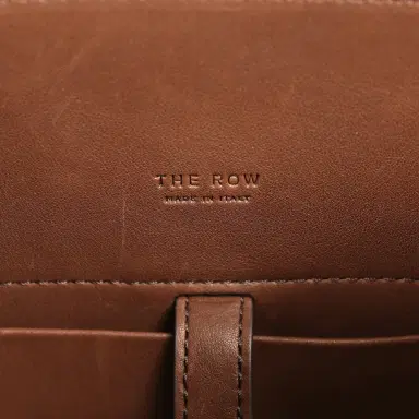 The Row The Row Soft Margaux 10 Deep Brown Saddle Silver Hardware | Thumbnail 9