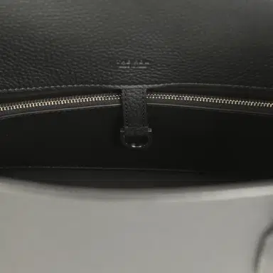 The Row The Row Soft Margaux Shoulder 12 Bag Black Calfskin Silver Hardware | Thumbnail 9 The Row The Row Soft Margaux Shoulder 12 Bag Black Calfskin Silver Hardware | Thumbnail 9