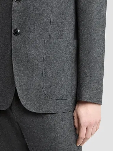 Giorgio Armani Men's Soft Cashmere Sport Jacket - Raven | Thumbnail 7