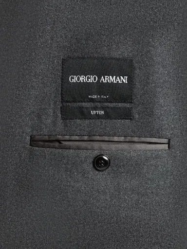 Giorgio Armani Men's Soft Cashmere Sport Jacket - Raven | Thumbnail 8